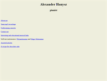 Tablet Screenshot of hanysz.net